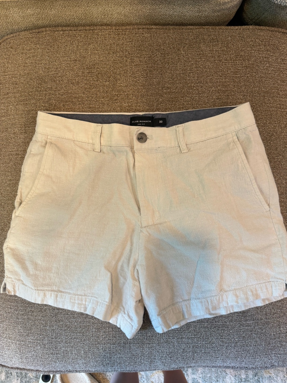 Club Monaco Jax Fit Linen Shorts